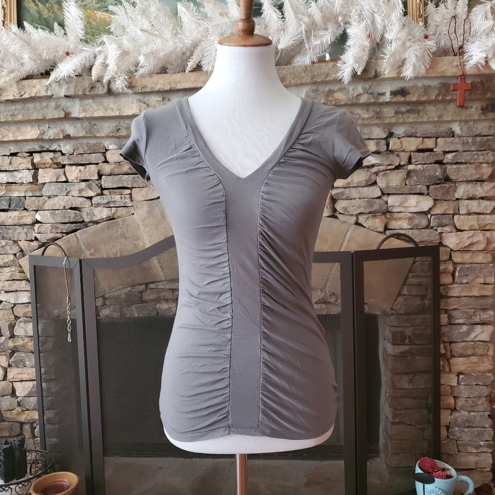 EUC / Kenneth Cole ruched top - Picture 1 of 8